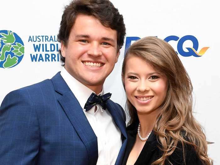 Bindi Irwin wed longtime love Chandler Powell during a "small ceremony" at the Australia Zoo in March 2020.