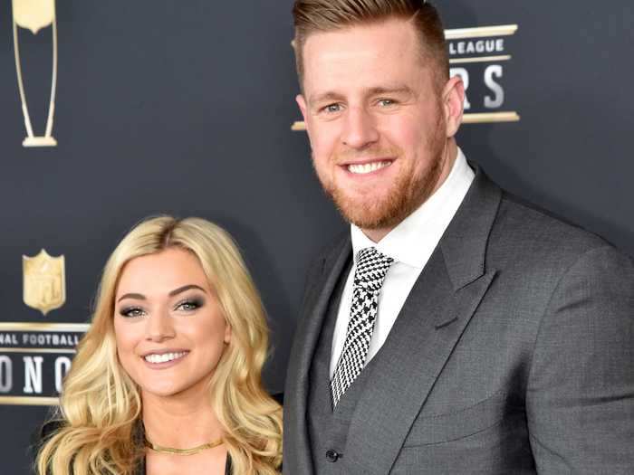 Athletes Kealia Ohai and JJ Watt got married in the Bahamas.