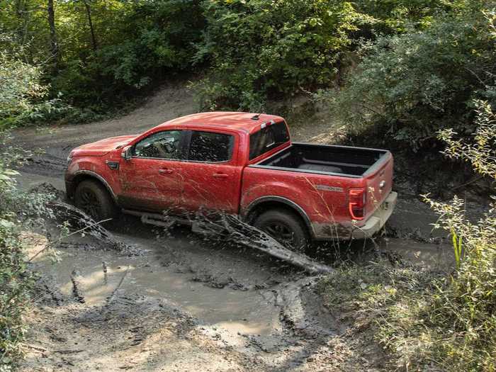 With the Tremor package, Ranger owners can "can punch it in a washout with gusto," Ford said.