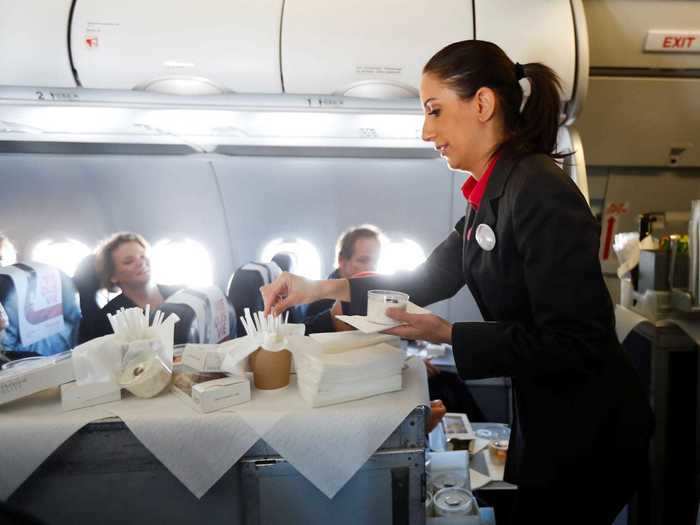 14. Flight attendants