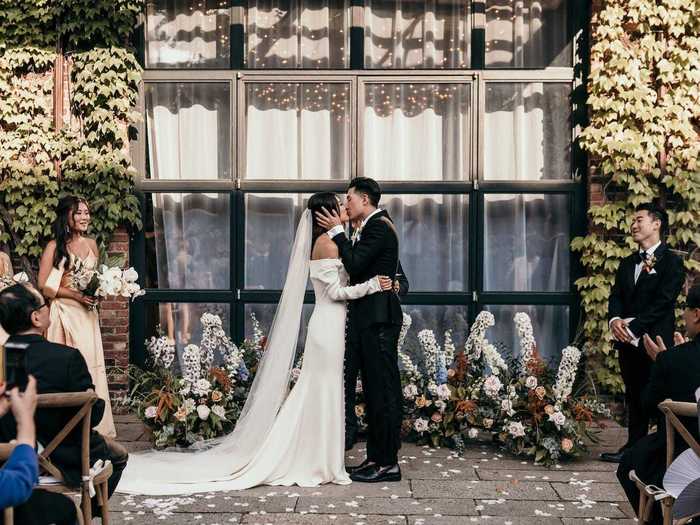 Chun referenced sweeping Kim off her feet when they met during his vows.