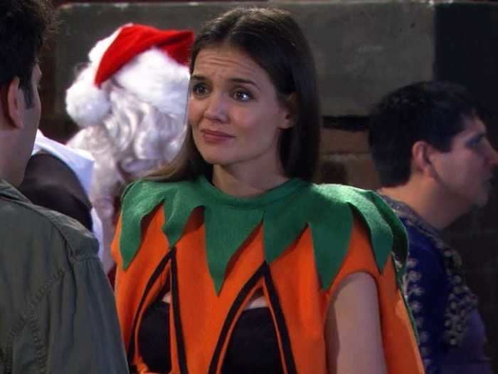 Katie Holmes guest-starred as Naomi, a girl who Ted met at a Halloween party.