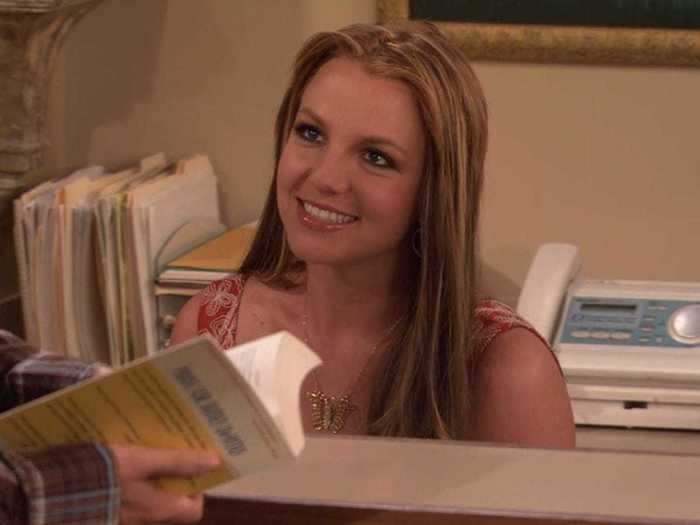 Britney Spears guest-starred as Abby, a receptionist at the dermatologist office where Ted