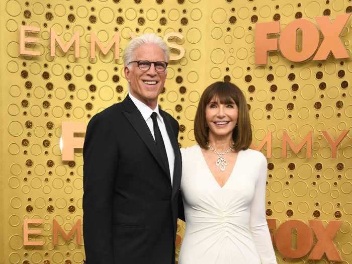 Danson stuck to his classic suit at the 2019 Emmys, where he was nominated for outstanding lead actor in a comedy series for "The Good Place." Danson has been rocking glasses on the Emmys red carpet since 2003.