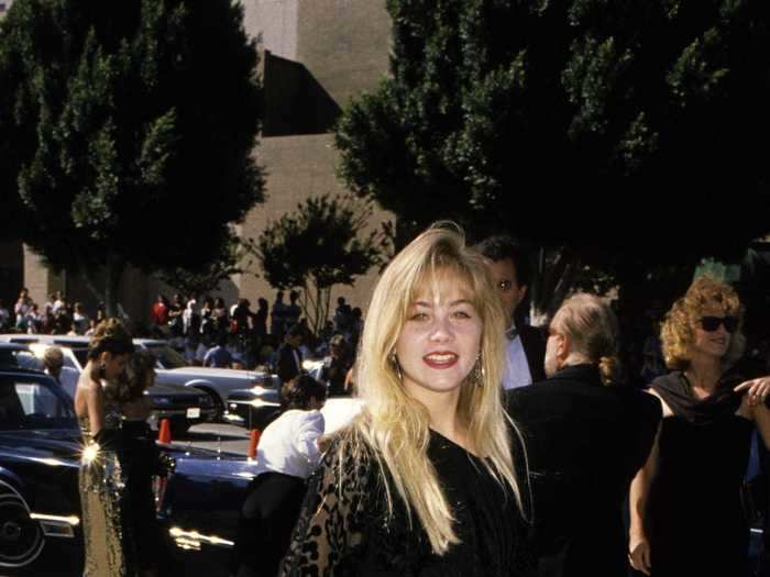 Christina Applegate was just 17 when she made her first Emmys appearance in 1989 for "Married...With Children," opting for a goth-inspired black ensemble with matching black boots.