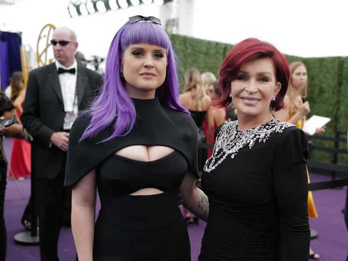 The mother-daughter duo were back on the purple carpet together in 2019 and stayed true to their gothic style with black dresses and red and purple hair.