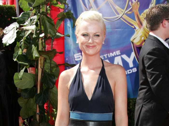 Amy Poehler made her debut on the Emmys red carpet in 2006. The "Saturday Night Live" star chose a simple navy halter dress for the show.