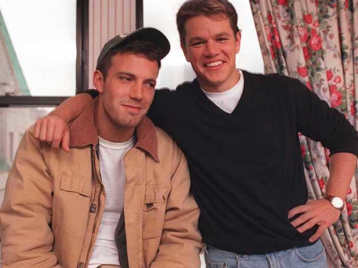 1996: They reportedly lived together for a brief time while writing the screenplay for "Good Will Hunting."