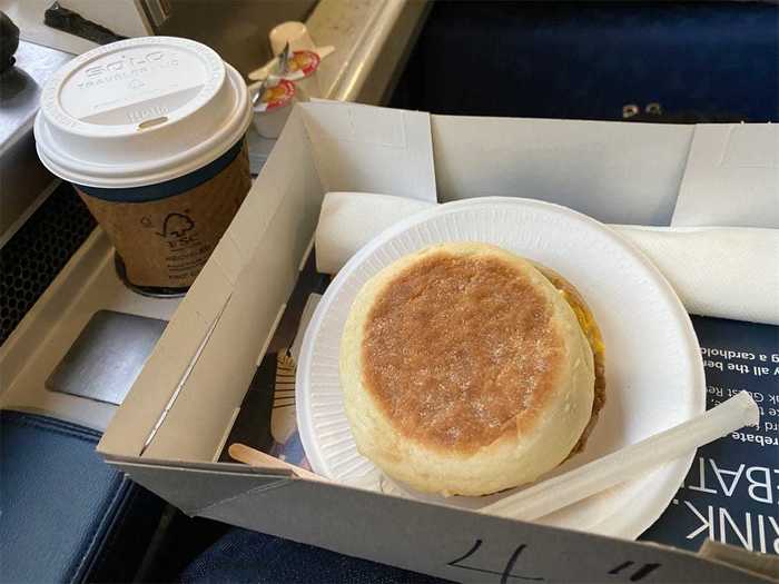 Amtrak Breakfast Muffin