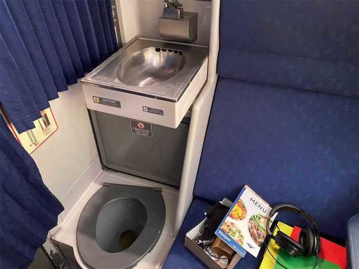 Amtrak Toilet/Table