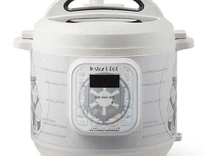 Marching on the Dark Side of the counter is the Stormtrooper Instant Pot model.