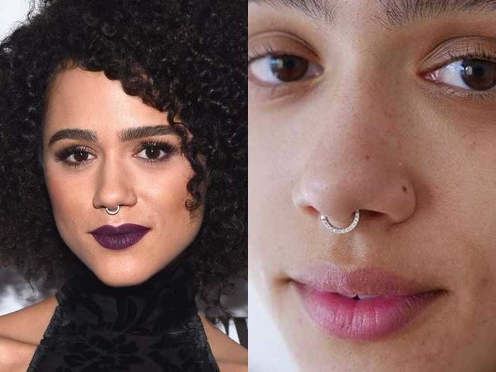 Nathalie Emmanuel wrote "this is my face" alongside her radiant, no-makeup photo.