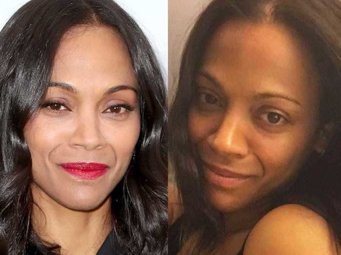 At the start of 2016, Zoe Saldana posted a no-filter selfie on Instagram.