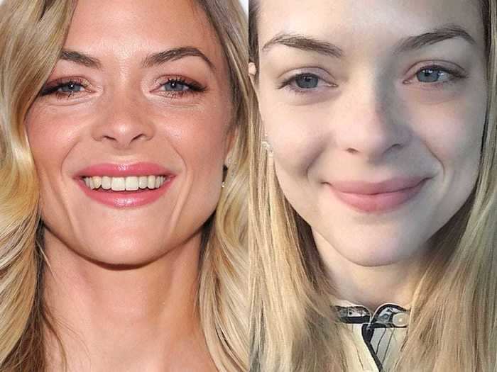 The following year, Jaime King looked stunning without makeup.