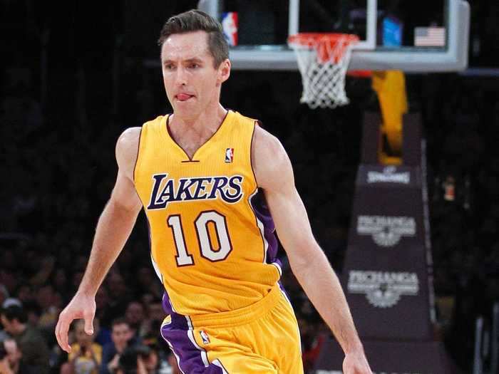 Steve Nash was traded to the Lakers in the offseason after nine seasons with the Suns. He was limited to just 50 games because of injury.
