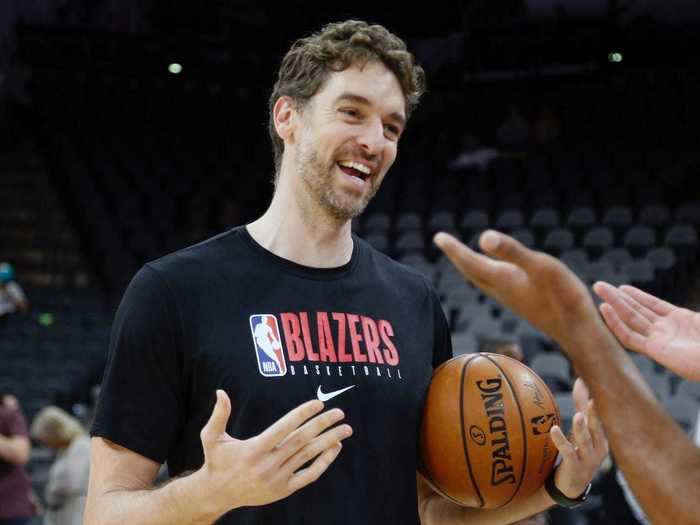 Gasol most recently played for the Bucks in 2018-19. He signed with the Blazers for 2019-20 but was released after a foot injury. He is weighing whether to retire or keep playing basketball.