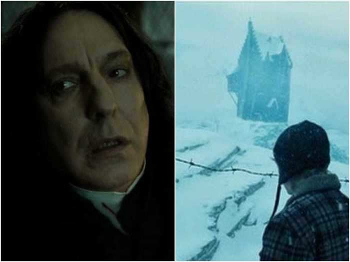 Snape was originally meant to die in the Shrieking Shack