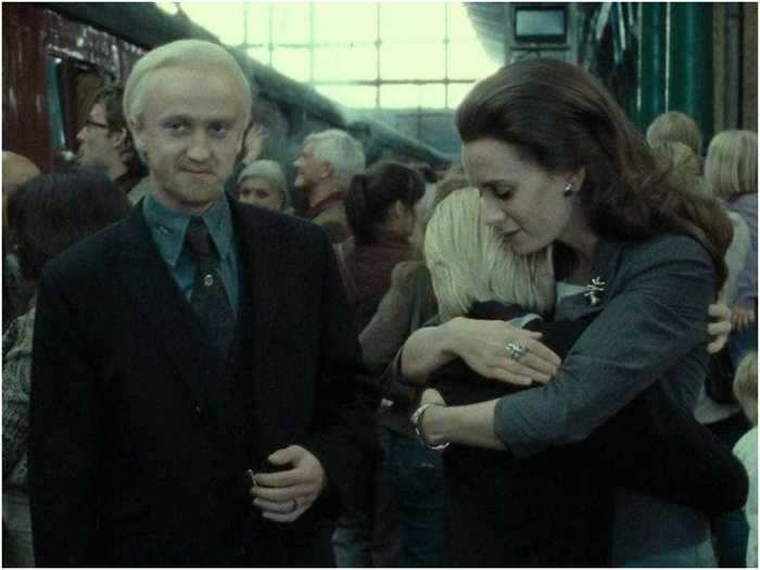 Tom Felton’s real-life girlfriend played Draco’s wife in the epilogue