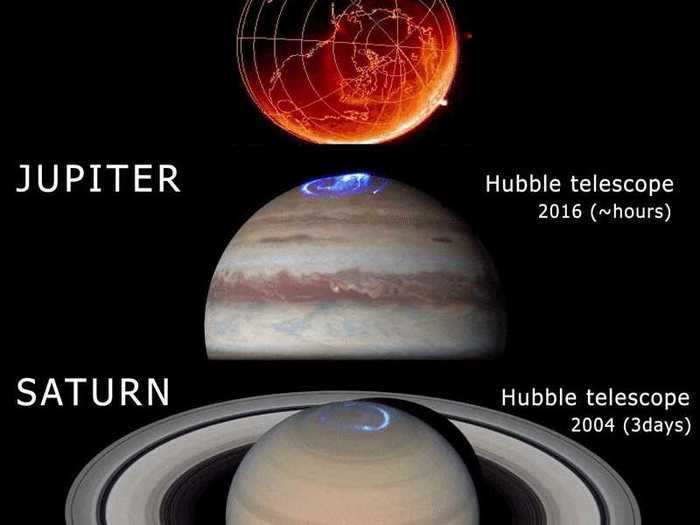 Other planets have their own aurora, often through the same processes as Earth