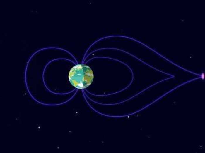 When these particles reach Earth, our planet