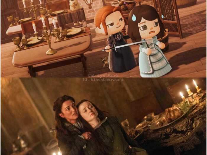 The Red Wedding tension is made even clearer thanks to those animated beads of sweat.