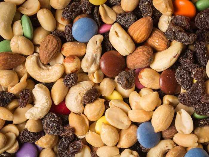 Trail mix can actually spoil more quickly at room temperature.