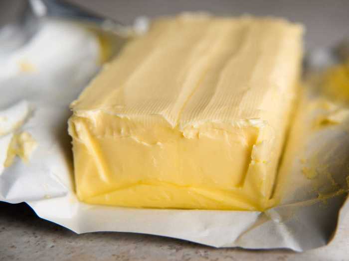 Butter can absorb the odors of strong-smelling foods.