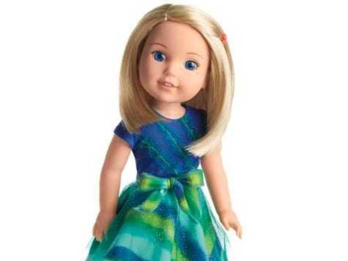 American Girl also has a line geared toward younger users, "WellieWishers," which includes five dolls that are smaller in height than the traditional American Girl dolls.