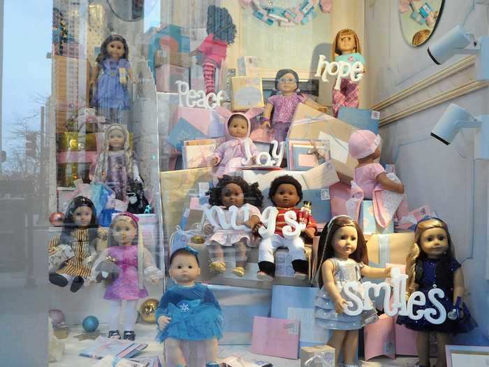 American Girl stores in Chicago, New York City, and Los Angeles once included theaters for doll-themed musical performances.