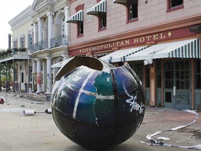 Six Flags New Orleans closed after Hurricane Katrina damaged the park in 2005.