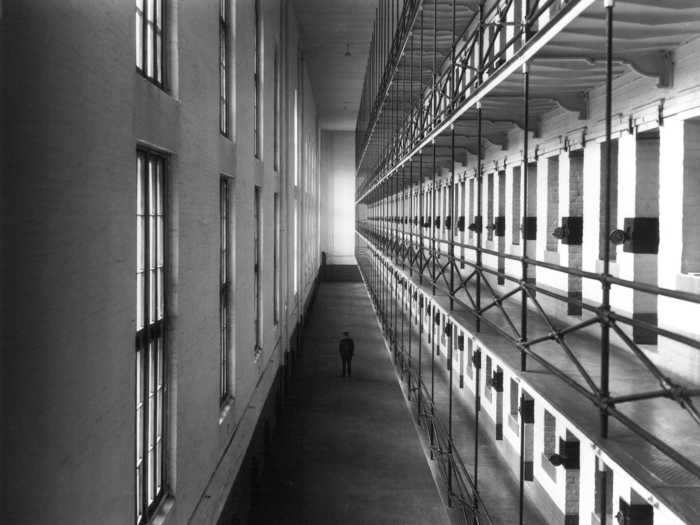 The Ohio State Reformatory opened in 1896 and held 5,235 prisoners at its peak in 1955.