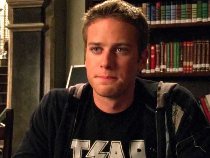 "Call Me by Your Name" star Armie Hammer played a jock.