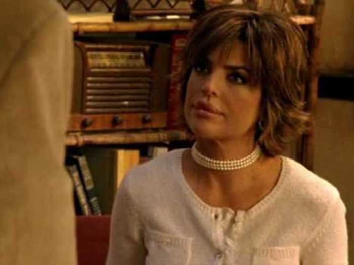 Lisa Rinna, of "Real Housewives of Beverly Hills," played the on-screen wife of her real-life husband.