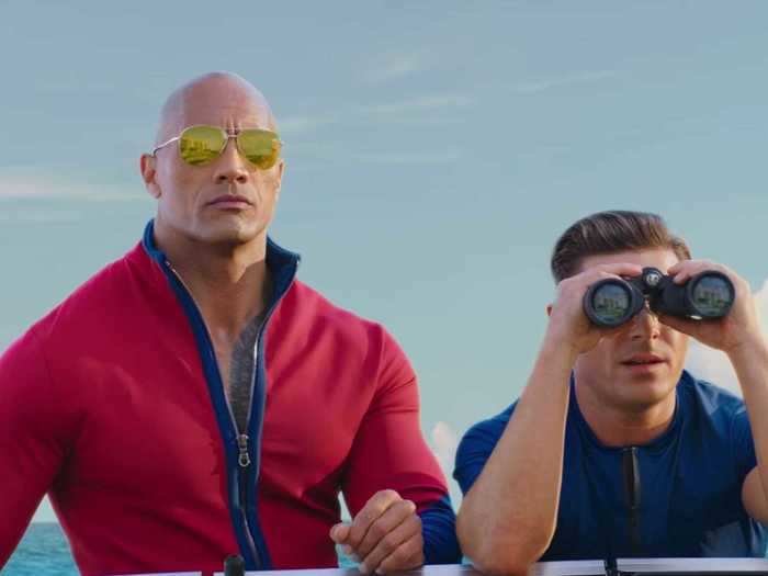 Dwayne "The Rock" Johnson played a devoted lifeguard in "Baywatch" (2017).