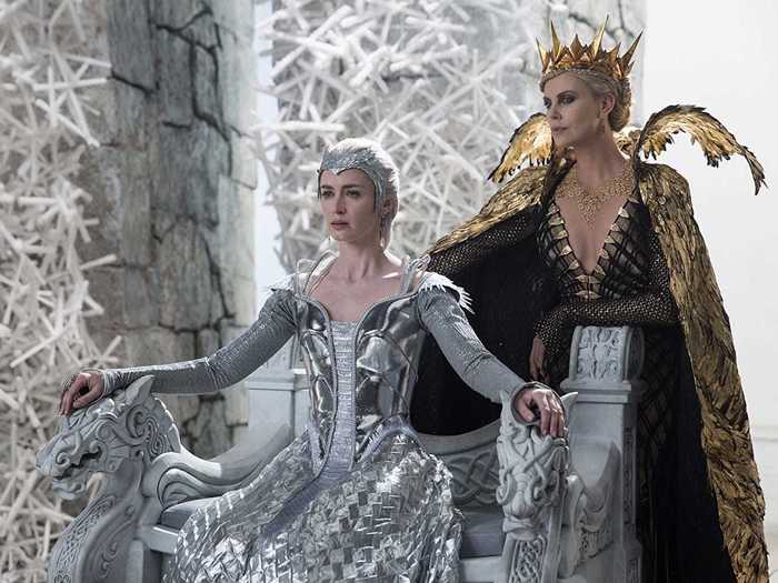 Emily Blunt appeared as an evil queen in "The Huntsman: Winter