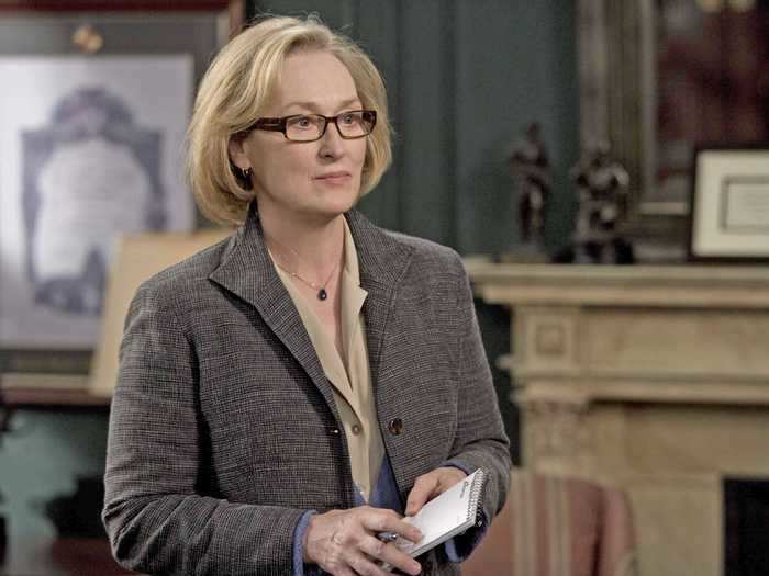 Meryl Streep was a journalist in "Lions for Lambs" (2007).