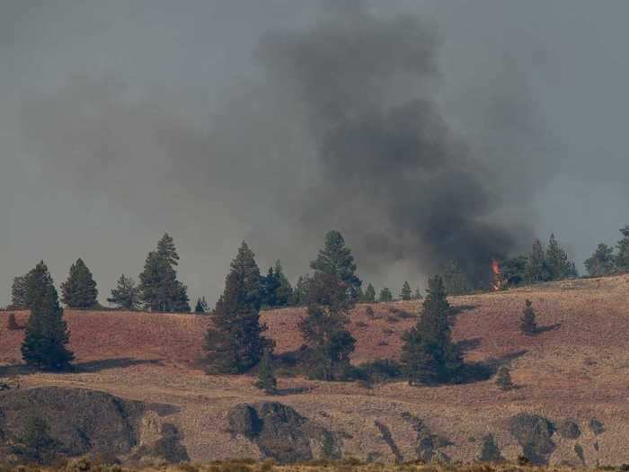 That work was evident a few days earlier, September 4, in the small mountain town of Naches, Washington, where the nearby Evans Canyon Fire had been encroaching at an alarming rate.