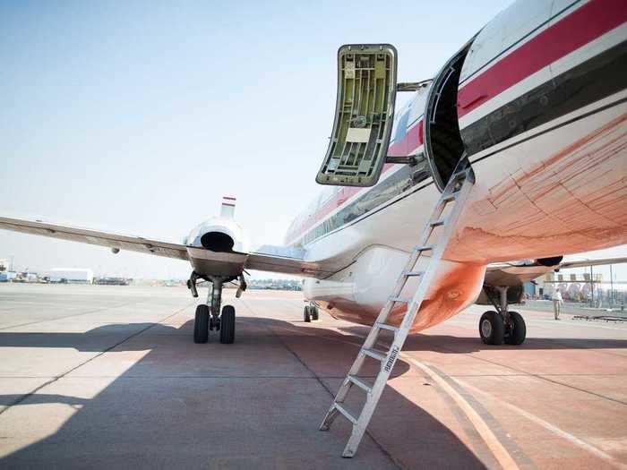 The 1950s-era propeller planes, operated by Canadian aerial fire-fighting company Conair, were taking a break after a busy morning working the then-enormous Cold Springs fire in the central part of the state.