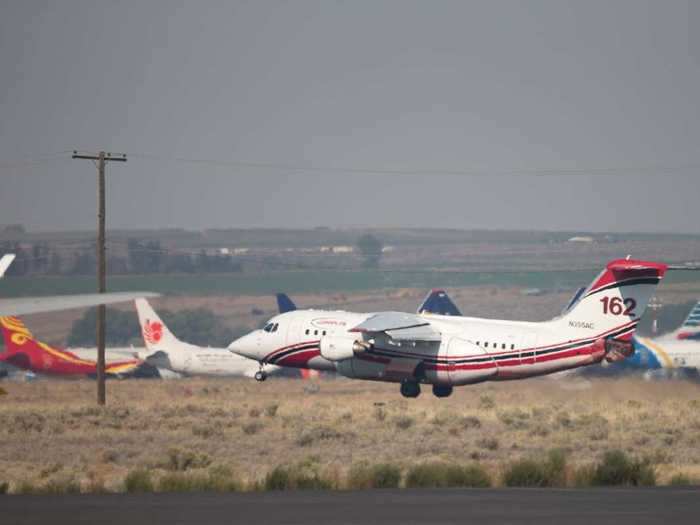 With wildfires burning across the western US, the ground crews often need a little help from on high to fight them. That