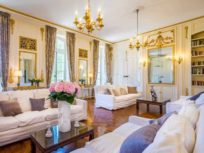 The home has been restored to reflect the 18th century and features European and Provencal furniture and art.