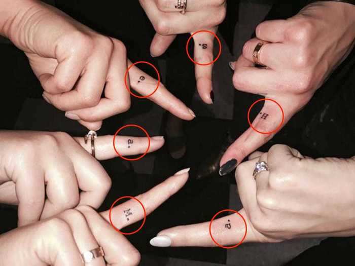 The "Pretty Little Liars" cast got tattoos together when the show ended.