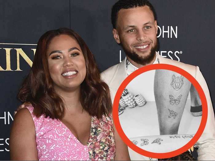 Ayesha and Stephen Curry have gotten two sets of matching tattoos.