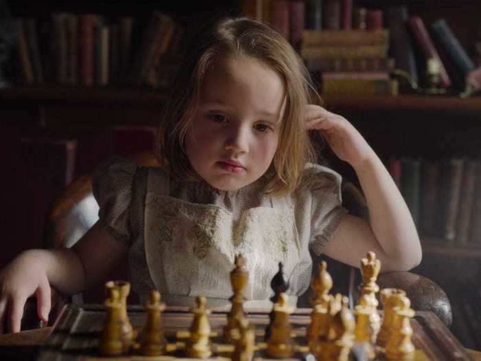 As a child, young Enola learned to play chess, which she later reveals as Sherlock