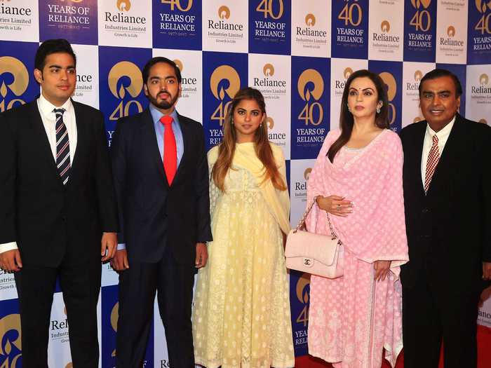 1. The Ambani family is worth $88.3 billion.