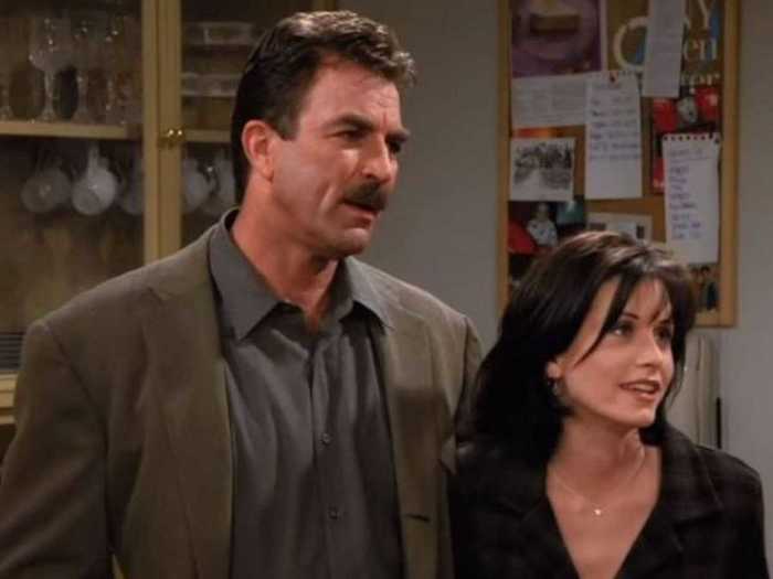 Tom Selleck played Richard Burke, Monica