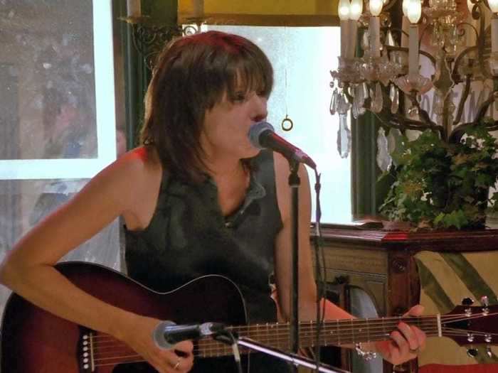 Chrissie Hynde, the founder of The Pretenders, wrote some songs with Phoebe.