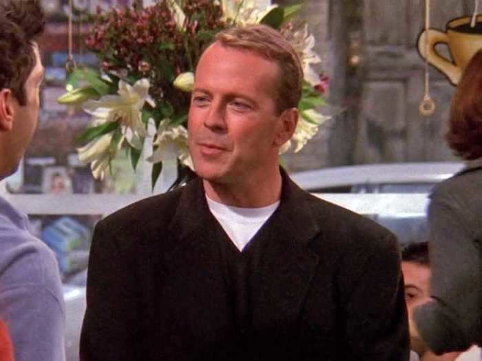 Ross dated a student for a few episodes, and Bruce Willis stepped in as her father (who dated Rachel).