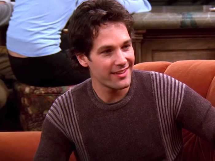 Paul Rudd had an even longer run on "Friends," as Phoebe