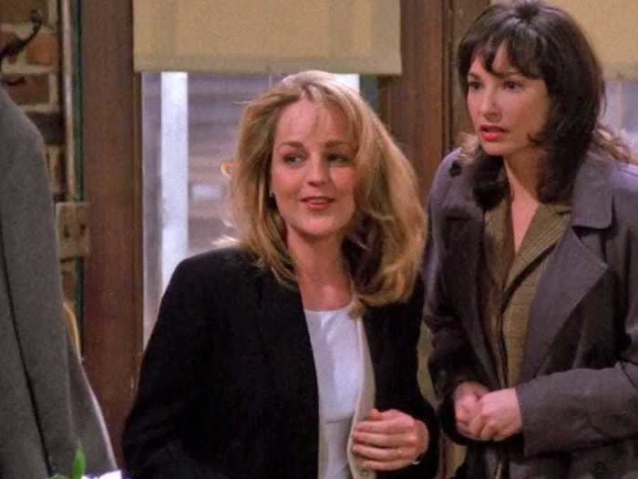 While "Friends" was on the air, Helen Hunt was in "Mad About You." She played her character on "Friends," mistaking Phoebe for her twin sister, Ursula.