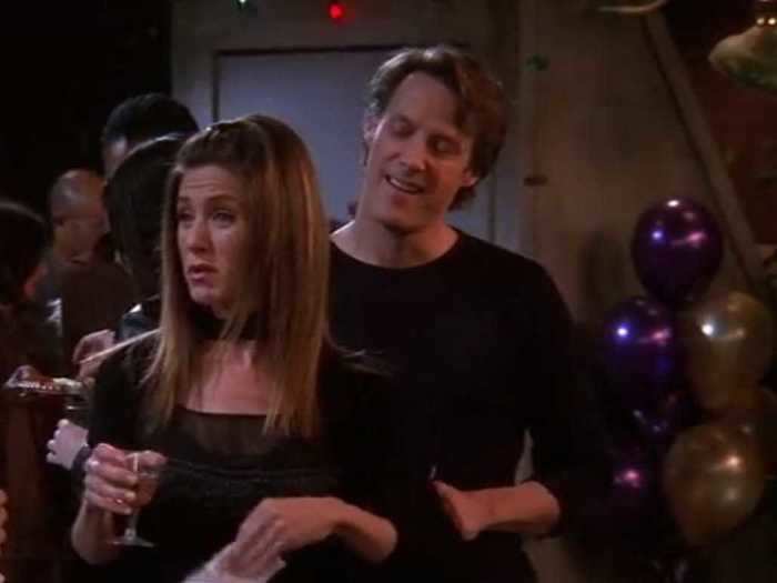 Matthew Ashford, another "Days of Our Lives" star, made a cameo at a cast party for the "Friends" version of the show.